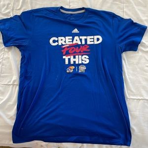 KU 2018 men’s final four shirt